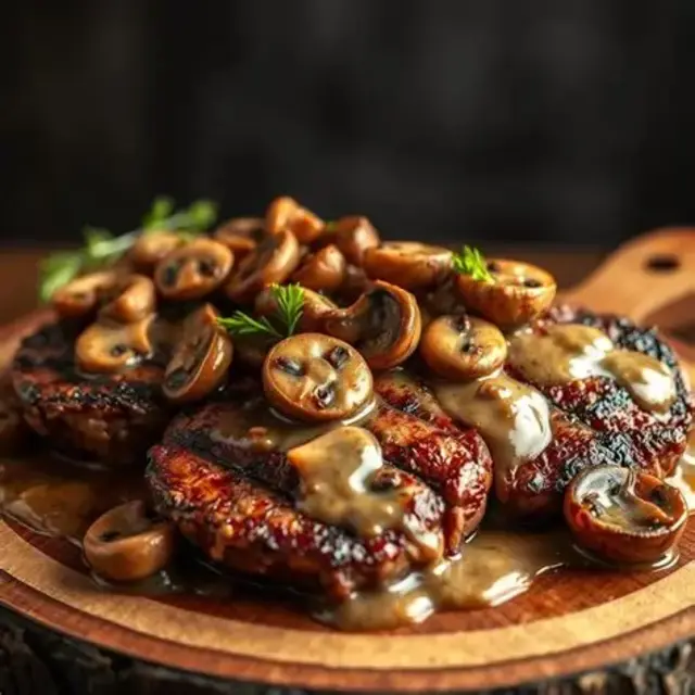 Mushroom Steak (Beef)